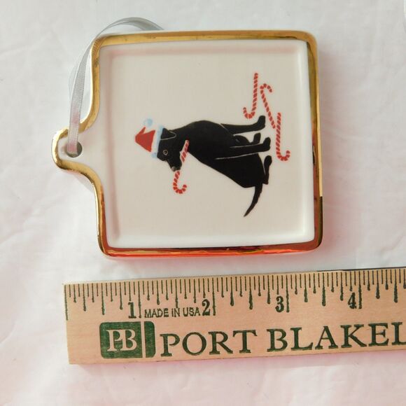 Labrador Retriever 4 Fringe Studios Christmas Ornaments  Creative Co-Op Dish - Picture 13 of 16